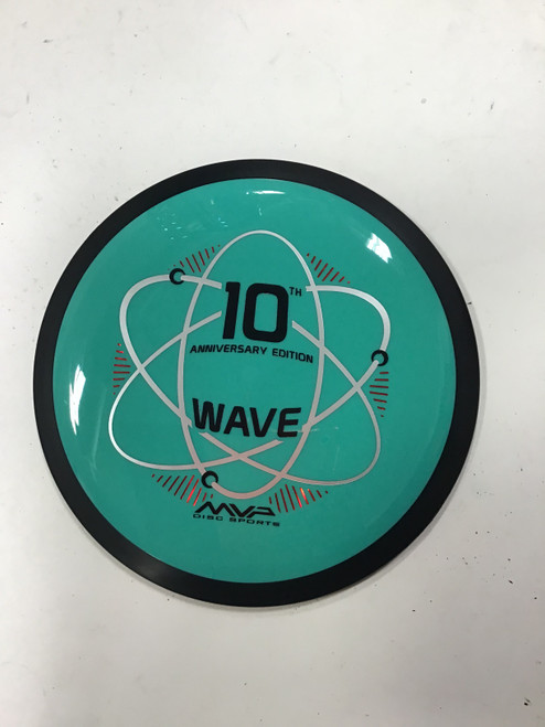 Vist Large View of Product Image Which is New MVP NEUTRON WAVE 10TH ANN Disc Golf Driver Green 174g