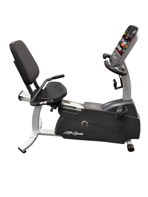 Vist Large View of Product Image Which is Used Life Fitness R1 RECUMBENT Recumbent Bike