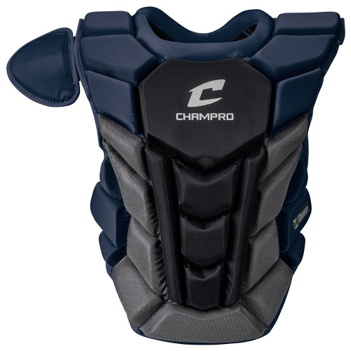 Vist Large View of Product Image Which is New CHAMPRO CATCHER CHEST OPTIMUS PRO PLUS 16.5" NAVY