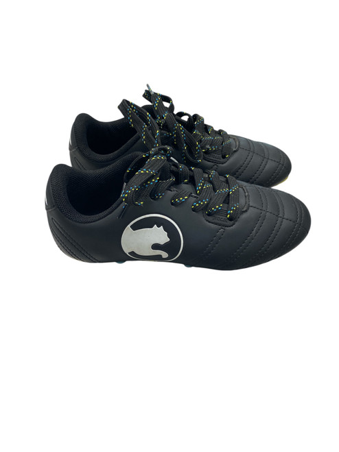 Vist Large View of Product Image Which is Used Puma Soccer Cleats Black Youth 11.0