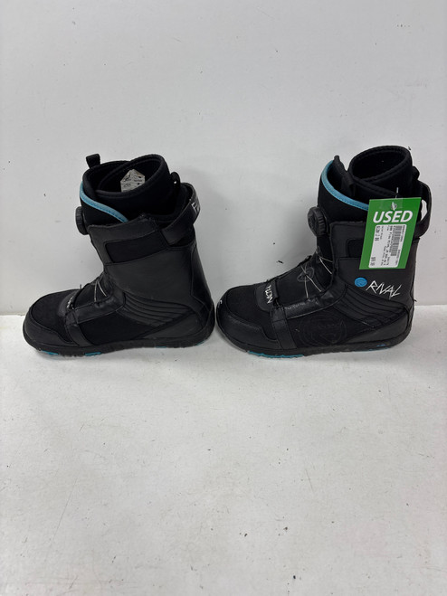 Vist Large View of Product Image Which is Used Flow RIVAL JR BOA Boys Snowboard Boots Black Junior 06