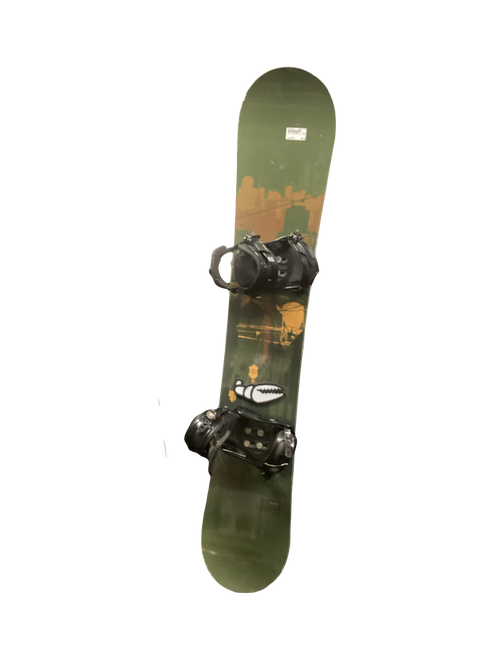 Vist Large View of Product Image Which is Used Silence SILENCE CITY/ LAMAR BINDINGS Mens Board/Bindings Green 159 cm