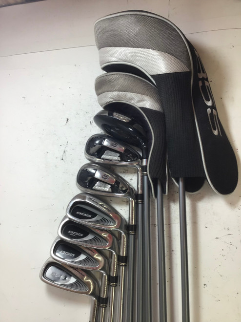 Vist Large View of Product Image Which is Used Tommy Armour 855 Mens Package Set RH Black 9 Piece