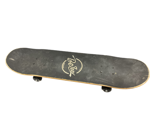 Vist Large View of Product Image Which is Used BLACK BELEEV Complete Skateboard Black 8"
