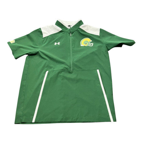 Vist Large View of Product Image Which is Used Under Armour CSU S.S. Sweatshirt Green-LG
