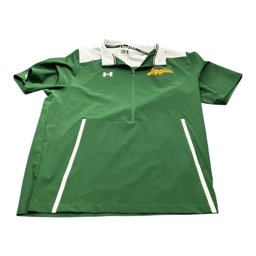 Vist Large View of Product Image Which is Used Under Armour CSU S.S. Sweatshirt Green-LG