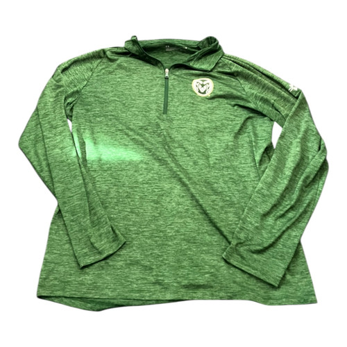 Vist Large View of Product Image Which is Used Under Armour CSU Quarter Zip Green-LG