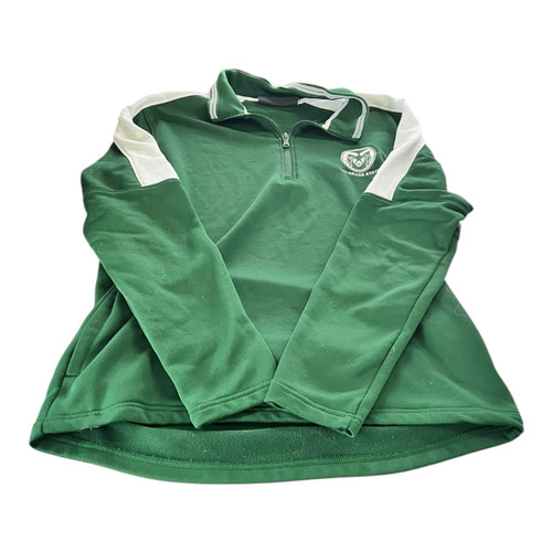 Vist Large View of Product Image Which is Used Under Armour CSU Quarter Zip Green-LG