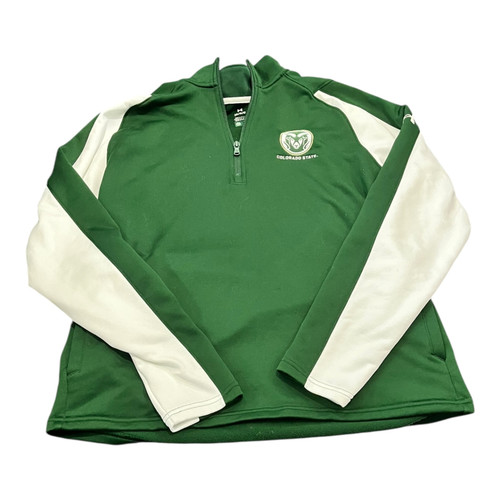 Vist Large View of Product Image Which is Used Under Armour CSU Quarter Zip Green-LG