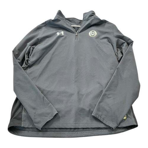 Vist Large View of Product Image Which is Used Under Armour L.S. CSU Sweatshirt Grey- LG