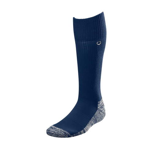 Vist Large View of Product Image Which is New Evoshield Performance Baseball and Softball Game Socks- Navy Blue LG