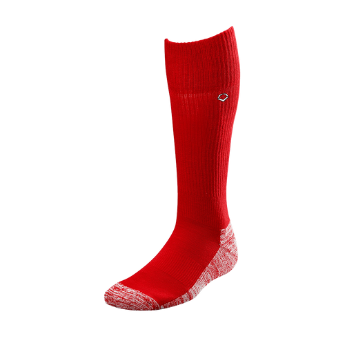 Vist Large View of Product Image Which is New Evoshield Performance Baseball and Softball Game Socks- Scarlet XL