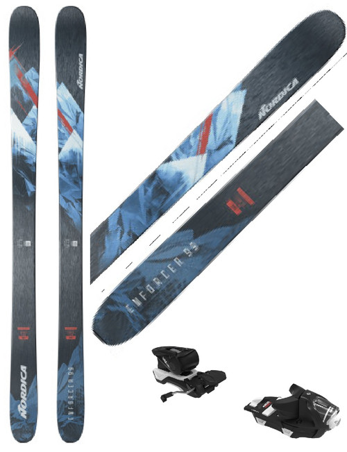 Vist Large View of Product Image Which is New NORDICA 26 ENFORCER 99 173cm W/ LOOK KONNECT SPX 12 GW