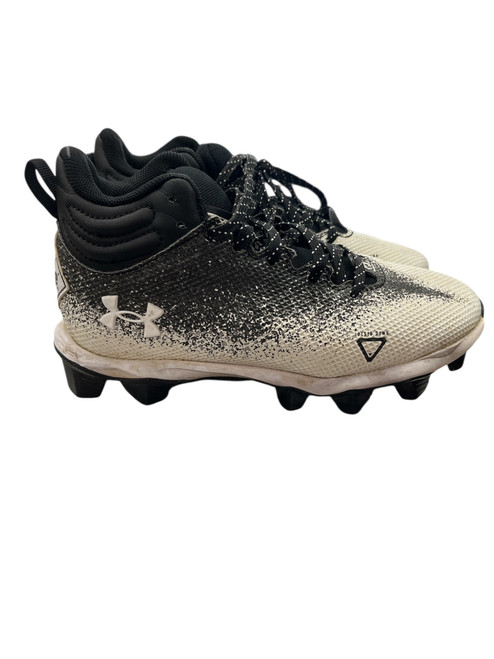 Vist Large View of Product Image Which is Used Under Armour LOCKED DOWN BB/SB Cleats Black Junior 02.5