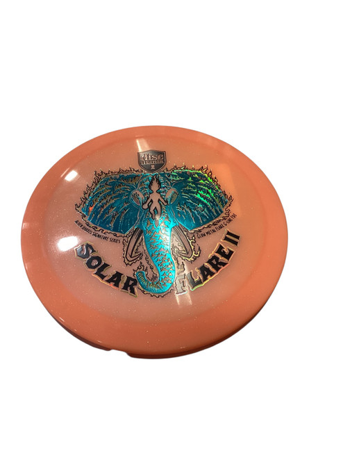 Vist Large View of Product Image Which is Used Discmania SOLAR FLARE 2 Disc Golf Driver Orange