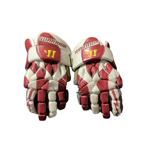 Vist Large View of Product Image Which is Used Warrior PLAYERS CLUB Lacrosse Gloves Mens Maroon 13"