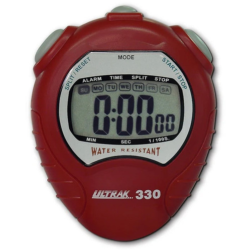 Vist Large View of Product Image Which is New ULTRAK 330 SPORT STOPWATCH RED
