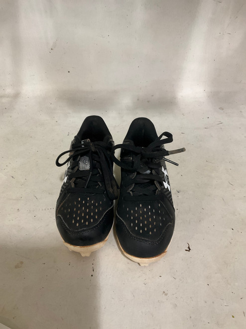 Vist Large View of Product Image Which is Used Under Armour BB CLEAT BB/SB Cleats Black Youth 10.0