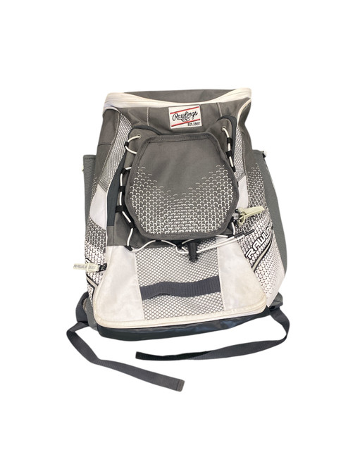 Vist Large View of Product Image Which is Used Rawlings BACK PACK BB/SB Player Backpack Grey