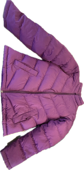 Vist Large View of Product Image Which is Used Lands End PUFFER Outerwear Light Jacket W Purple 