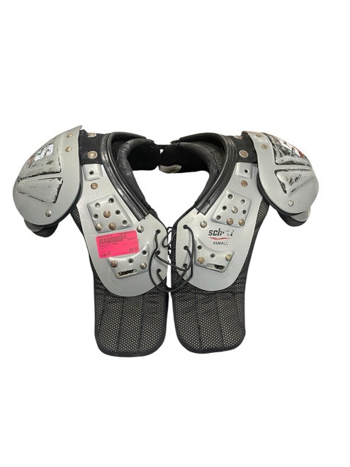 Vist Large View of Product Image Which is Used Schutt Y FLEX FB Shoulder Pads Grey XS