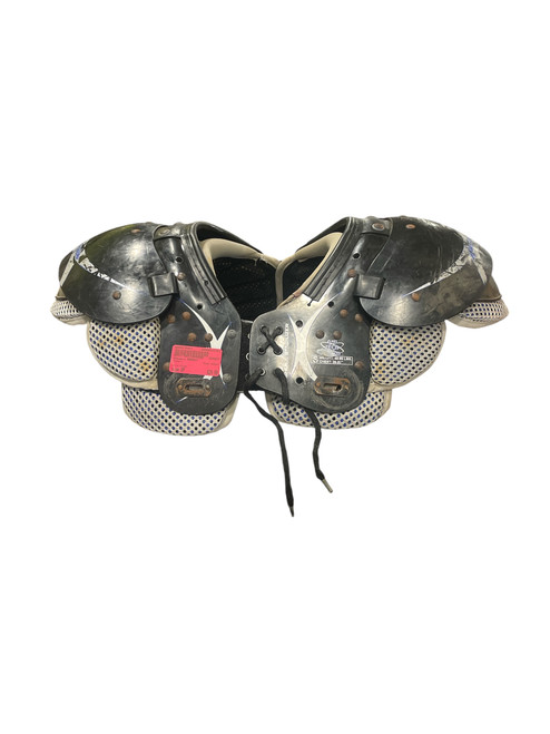 Vist Large View of Product Image Which is Used Champro BADBOY FB Shoulder Pads Black SM