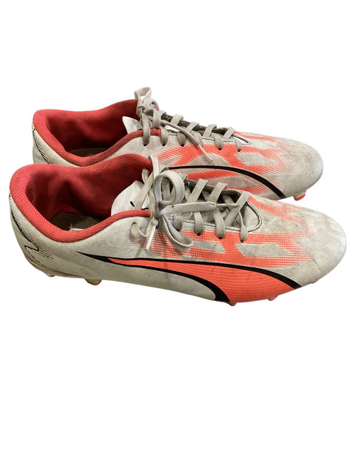 Vist Large View of Product Image Which is Used Puma Soccer Cleats Pink Senior 9.5