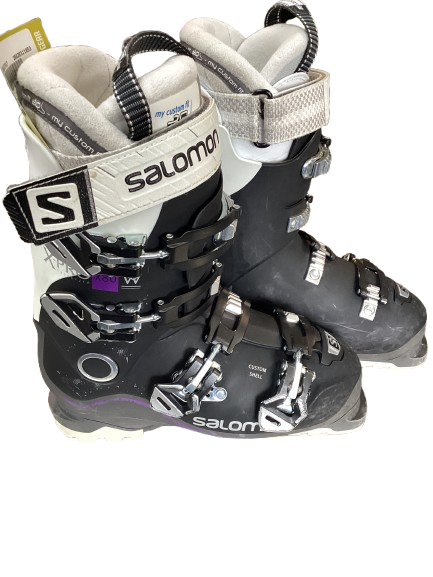 Vist Large View of Product Image Which is Used Salomon X PRO Energyzer 80W Womens DH Ski Boot Grey And Black 255 MP - M07.5 - W08.5