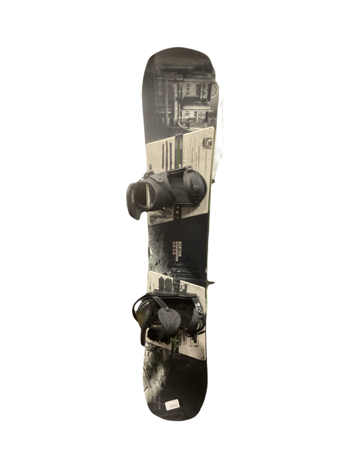 Vist Large View of Product Image Which is Used Burton NAMEDROPPER Mens Board/Bindings Black 151 cm