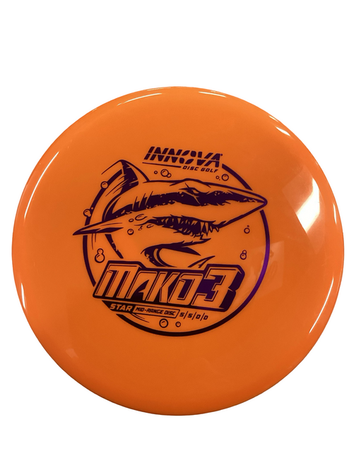 Vist Large View of Product Image Which is Used Innova STAR MAKO 3 Disc Golf Mid Range Orange