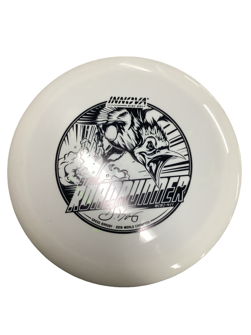 Vist Large View of Product Image Which is Used Innova STAR ROADRUNNER Disc Golf Driver White