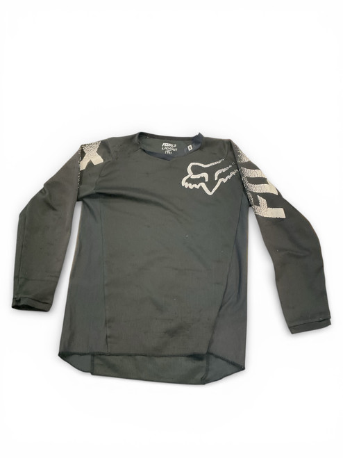 Vist Large View of Product Image Which is Used Fox Youth Top Black LG