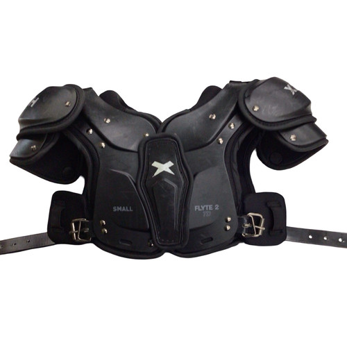 Vist Large View of Product Image Which is Used Xenith FLYTE 2 FB Shoulder Pads Black SM