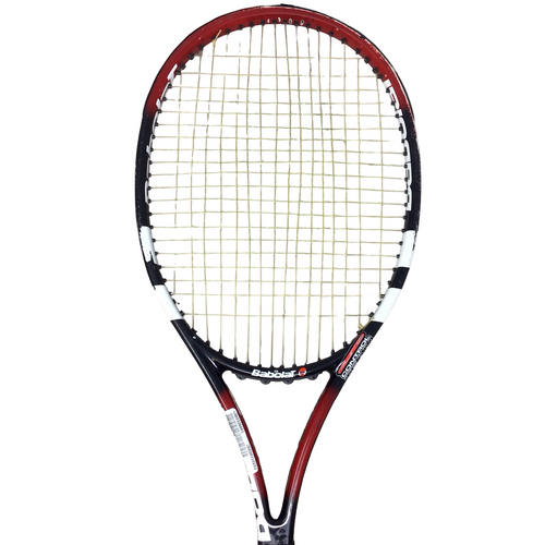 Vist Large View of Product Image Which is Used Babolat PURE CONTROL TEAM Adult Tennis Racquet Red 4 5/8"