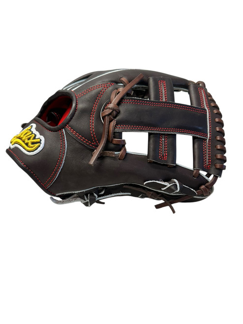 Vist Large View of Product Image Which is New JAX DM-5 BB/SB Glove RH Throw Chocolate 11 1/2"