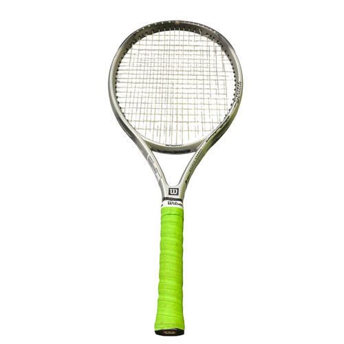 Vist Large View of Product Image Which is Used Wilson HAMMER 3.0 Adult Tennis Racquet Grey 4 3/8"