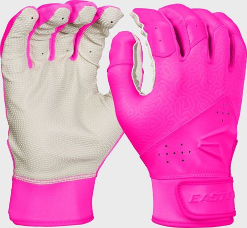 Vist Large View of Product Image Which is New Easton Fundamental 2.0 Youth M Fastpitch Softball Batting Gloves Pink