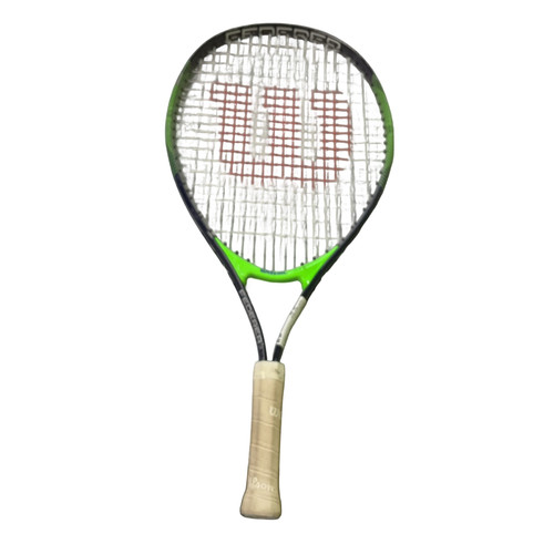 Vist Large View of Product Image Which is Used Wilson FEDERER 23 Junior Tennis Racquet Navy Blue 23"