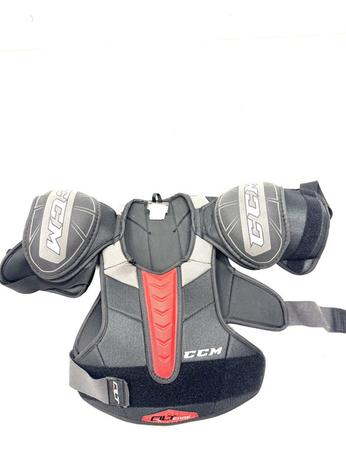 Vist Large View of Product Image Which is Used CCM QLT EDGE Senior Shoulder Pads MD