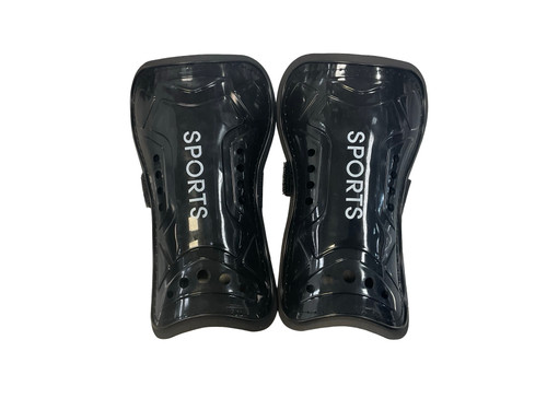 Vist Large View of Product Image Which is Used Soccer Shin Guards Junior Black LG