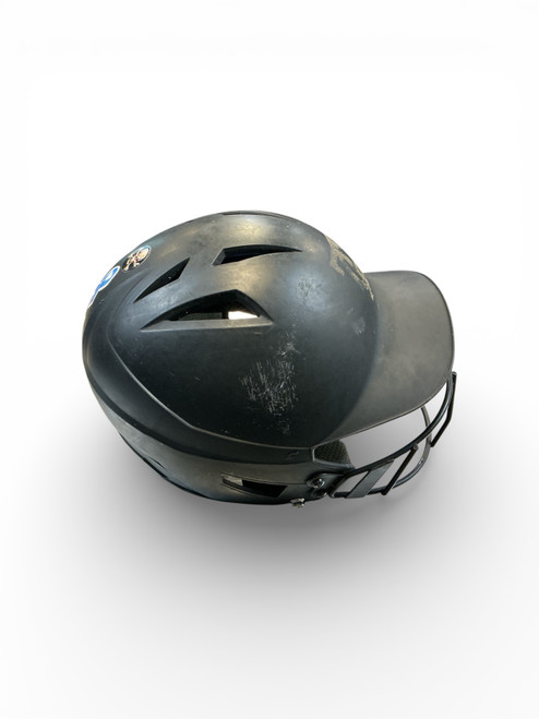 Vist Large View of Product Image Which is Used Champro 7 - 7 1/2 Batting Helmet w/Mask Black LG
