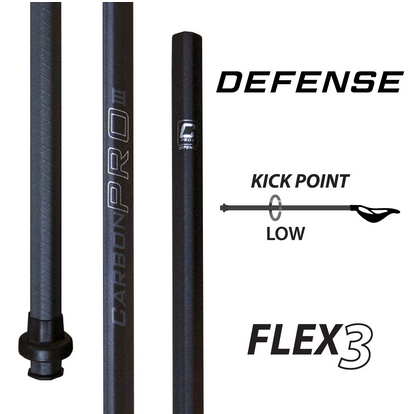 Vist Large View of Product Image Which is New East Coast Dyes CARBON PRO 30 D Mens Goalie LAX Shaft