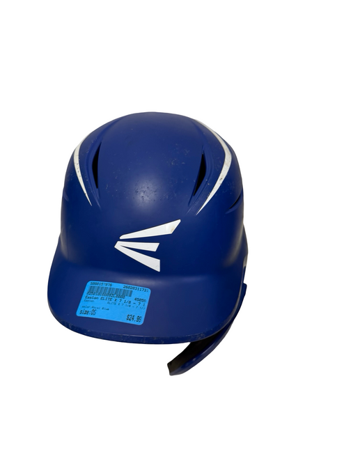 Vist Large View of Product Image Which is Used Easton ELITE X 7 1/8 - 7 1/2 Batting Helmet w/ Jaw Guard Royal Blue