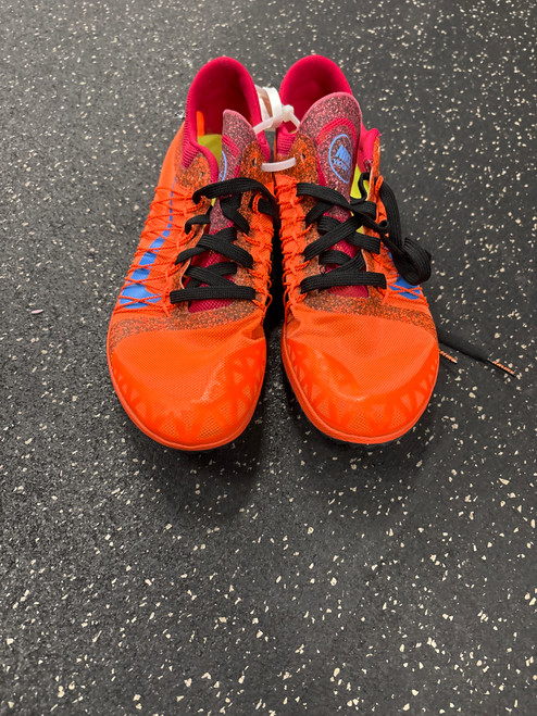 Vist Large View of Product Image Which is Used Nike Track & Field Cleats Adult Orange Senior 8