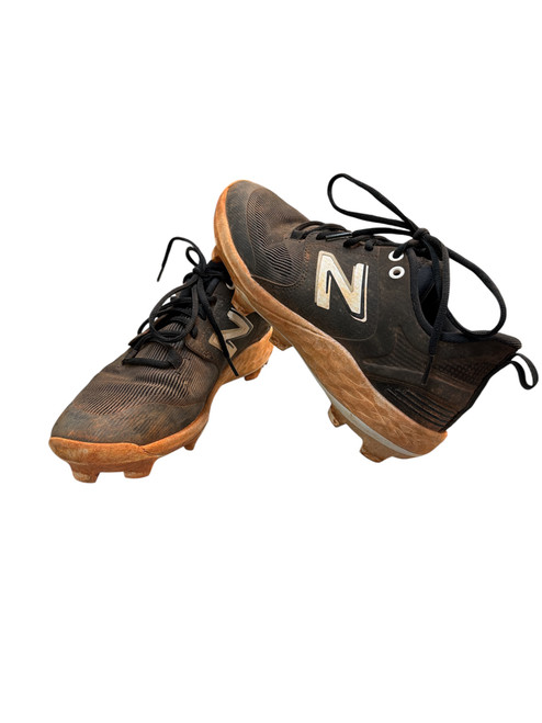 Vist Large View of Product Image Which is Used New Balance SZ 8 BB/SB Cleats Black Senior 8
