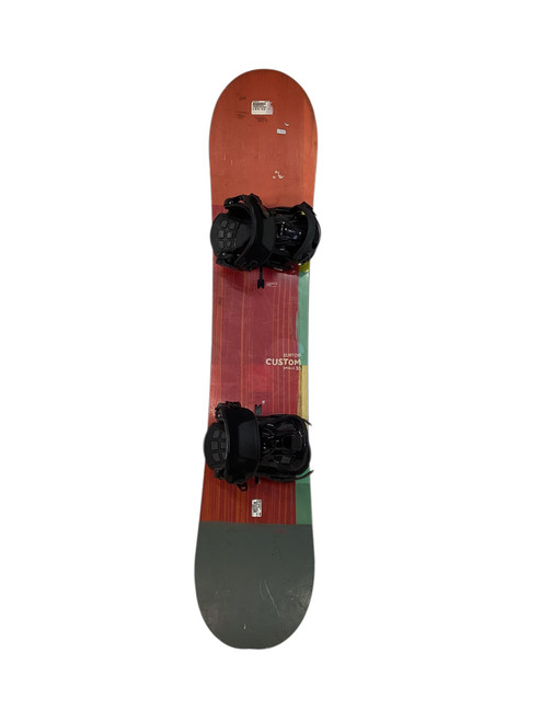 Vist Large View of Product Image Which is Used Burton CUSTOM SMALLS Boys Board/Binding Orange 135 cm