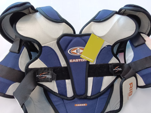 Vist Large View of Product Image Which is Used Easton Senior Shoulder Pads LG