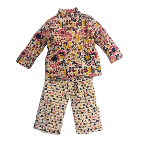 Vist Large View of Product Image Which is Used Hanna Anderson Winter Jacket  and Pant Set Youth XS Pink