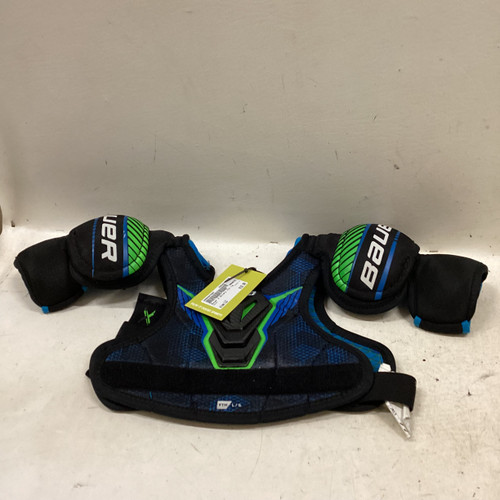 Vist Large View of Product Image Which is Used Bauer X Youth Shoulder Pads LG