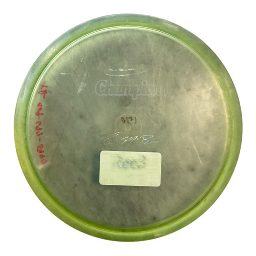 Vist Large View of Product Image Which is Used Innova CHAMP ROC3 Disc Golf Mid Range Green 170g